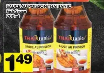 Supermarché PA Thai tanic fish sauce offer