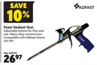Home Hardware Foam sealant gun offer