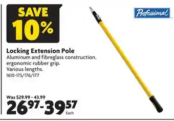 Home Hardware Locking extension pole offer
