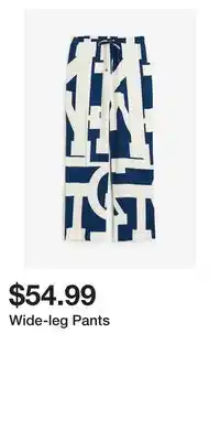 H&M Wide-leg pants offer