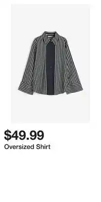 H&M Oversized shirt offer