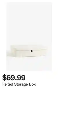 H&M Felted storage box offer