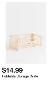 H&M Foldable storage crate offer