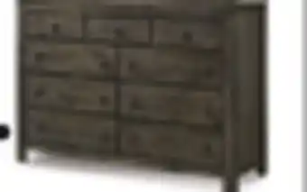 Leon's Cabin 9 drawer dresser - grey offer