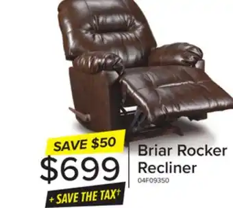 Leon's Briar rocker recliner - brown offer