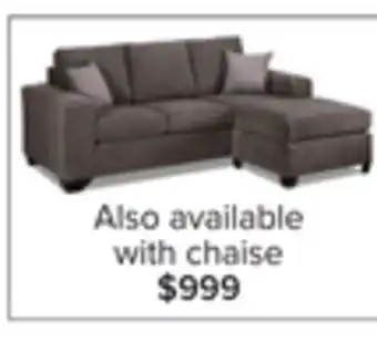 Leon's Fava chaise sofa - grey offer