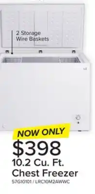 Leon's L2 10.2 cu. ft. chest freezer offer