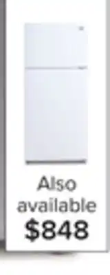 Leon's L2 white top-freezer refrigerator (18.0 cu. ft.) - lrt18s4awwc offer