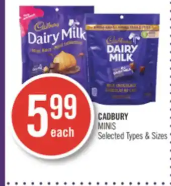 Shoppers Drug Mart Cadbury minis offer