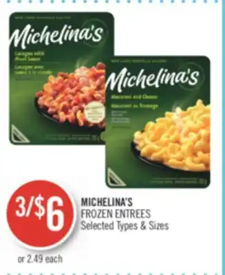 Shoppers Drug Mart Michelina's frozen entrees offer