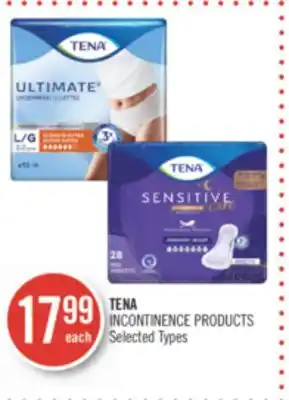 Shoppers Drug Mart Tena incontinence products offer