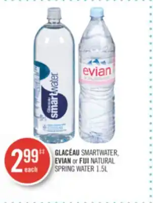 Shoppers Drug Mart Glacéau smartwater, evian or fiji natural spring water offer