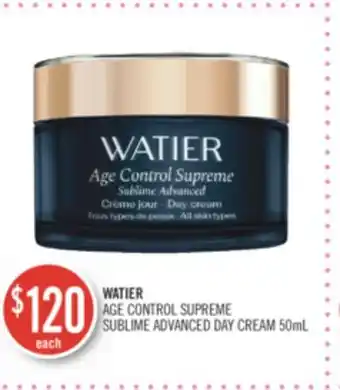 Shoppers Drug Mart Watier age control supreme sublime advanced day cream offer