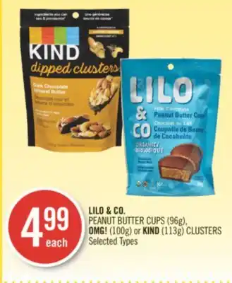 Shoppers Drug Mart Lilo & co. peanut butter cups (96g), omg! offer