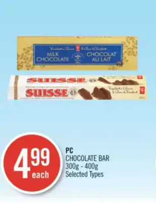 Shoppers Drug Mart Pc chocolate bar offer