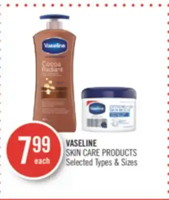 Shoppers Drug Mart Vaseline skin care products offer
