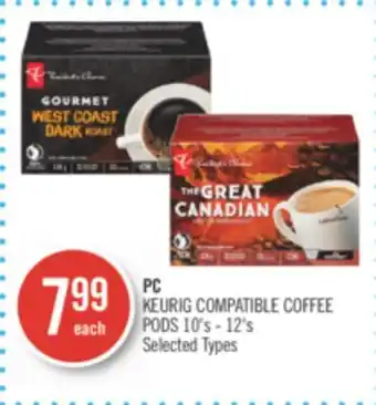 Shoppers Drug Mart Pc keurig compatible coffee pods 10's - 12's offer