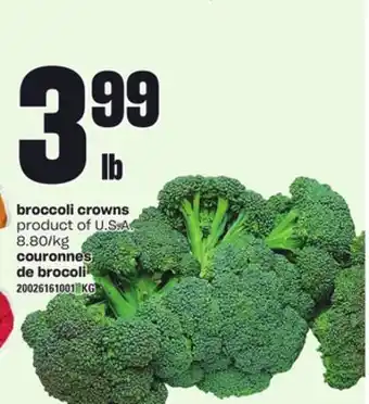 Independent City Market Couronnes de brocoli offer