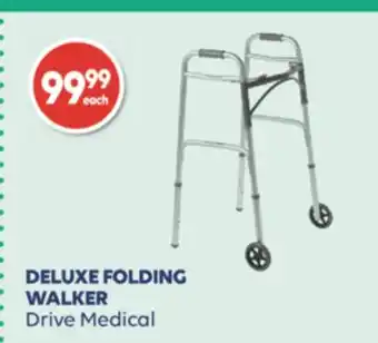 Wellwise by Shoppers Deluxe folding walker drive medical offer