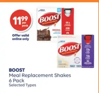 Wellwise by Shoppers Boost meal replacement shakes offer