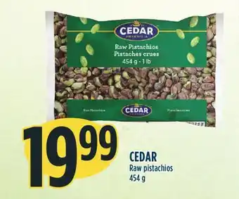 Marché Adonis Cedar raw pistachios offer