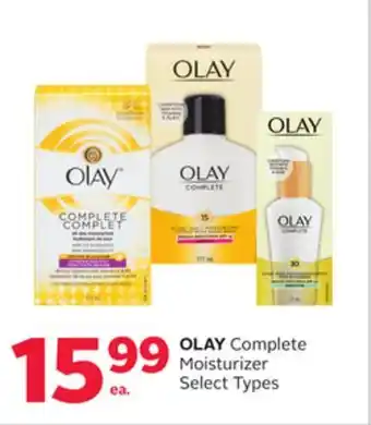 Rexall Olay complete moisturizer offer
