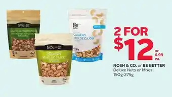 Rexall Nosh & co. or be better deluxe nuts or mixes offer