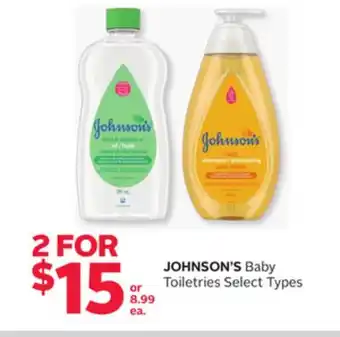 Rexall Johnson's baby toiletries offer