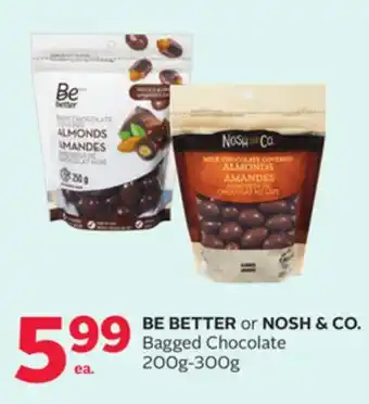 Rexall Be better or nosh & co. bagged chocolate offer