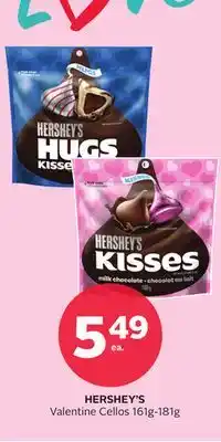 Rexall Hershey's valentine cellos offer