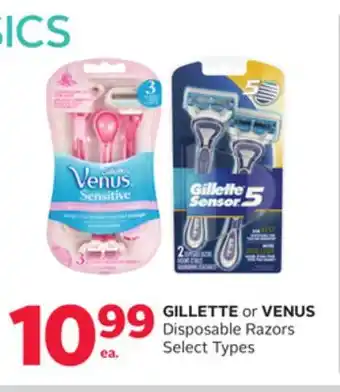 Rexall Gillette or venus disposable razors offer