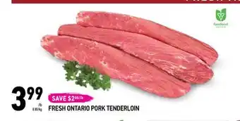 Coppa's Fresh Market Fresh ontario pork tenderloin offer
