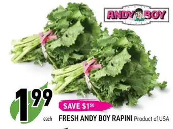 Coppa's Fresh Market Fresh andy boy rapini offer