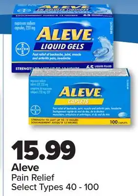 PharmaChoice Aleve pain relief offer