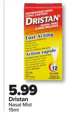 PharmaChoice Dristan nasal mist offer