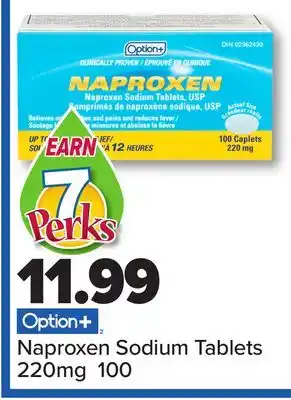 PharmaChoice Option+ naproxen sodium tablets offer