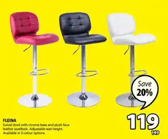 JYSK Fleina swivel stool offer