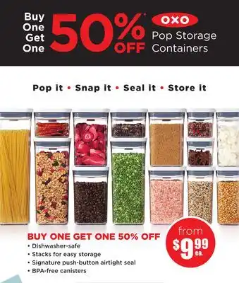 Kitchen Stuff Plus Pop storage containers offer