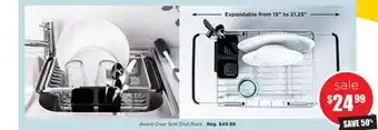 Kitchen Stuff Plus Avanti over sink dish rack offer