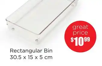 Kitchen Stuff Plus Rectangular bin offer