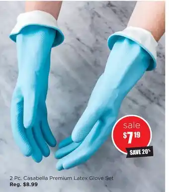 Kitchen Stuff Plus 2 pc. casabella premium latex glove set offer