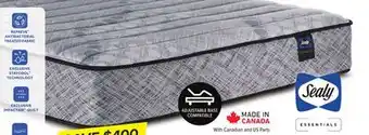 Leon's Sealy essentials mya plush full mattress offer