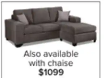 Leon's Fava chaise sofa - grey offer