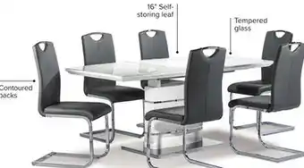 Leon's Danny 7-piece dining set offer
