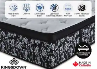 Leon's Kingsdown regalia full euro top firm mattress offer