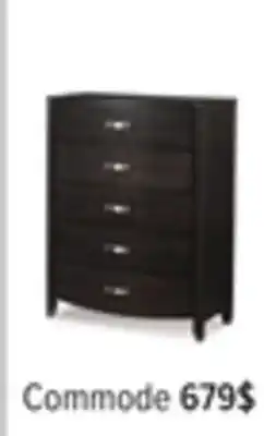 Leon's Commode 5 tiroirs - anthracite cinema offer