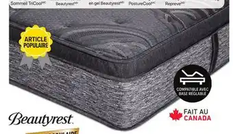 Leon's Beautyrest world class monarch ferme matelas double offer