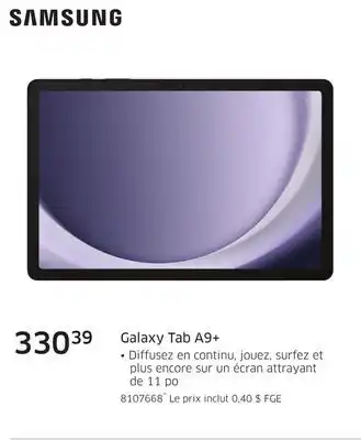 The Source Galaxy tab a9+ samsung offer