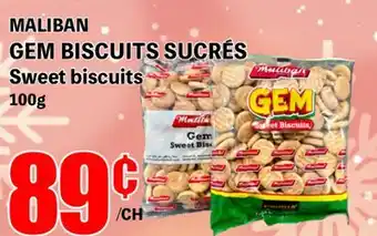 Marche Salaberry Maliban gem biscuits sucres offer