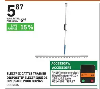 BMR Electric cattle trainer offer